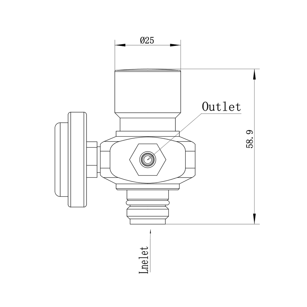 Oxygen Pressure Regulator